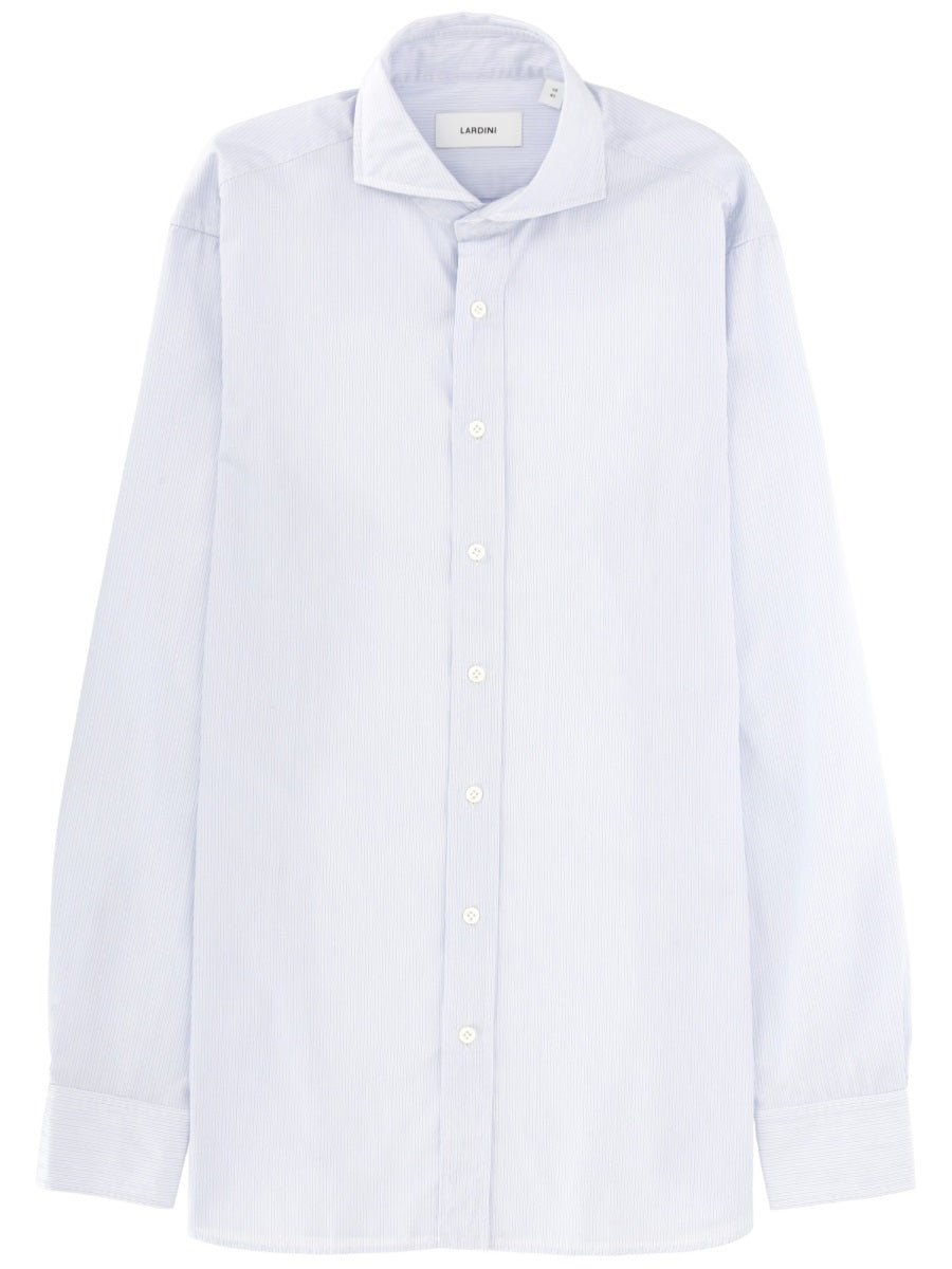Lardini Cotton Shirt — Blue by Lardini