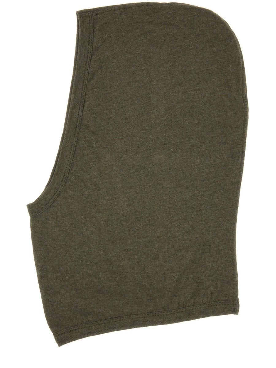 Rick Owens RP02E4434_JR25 Knitted Viscose Hood Winter Hat — Green, view 2