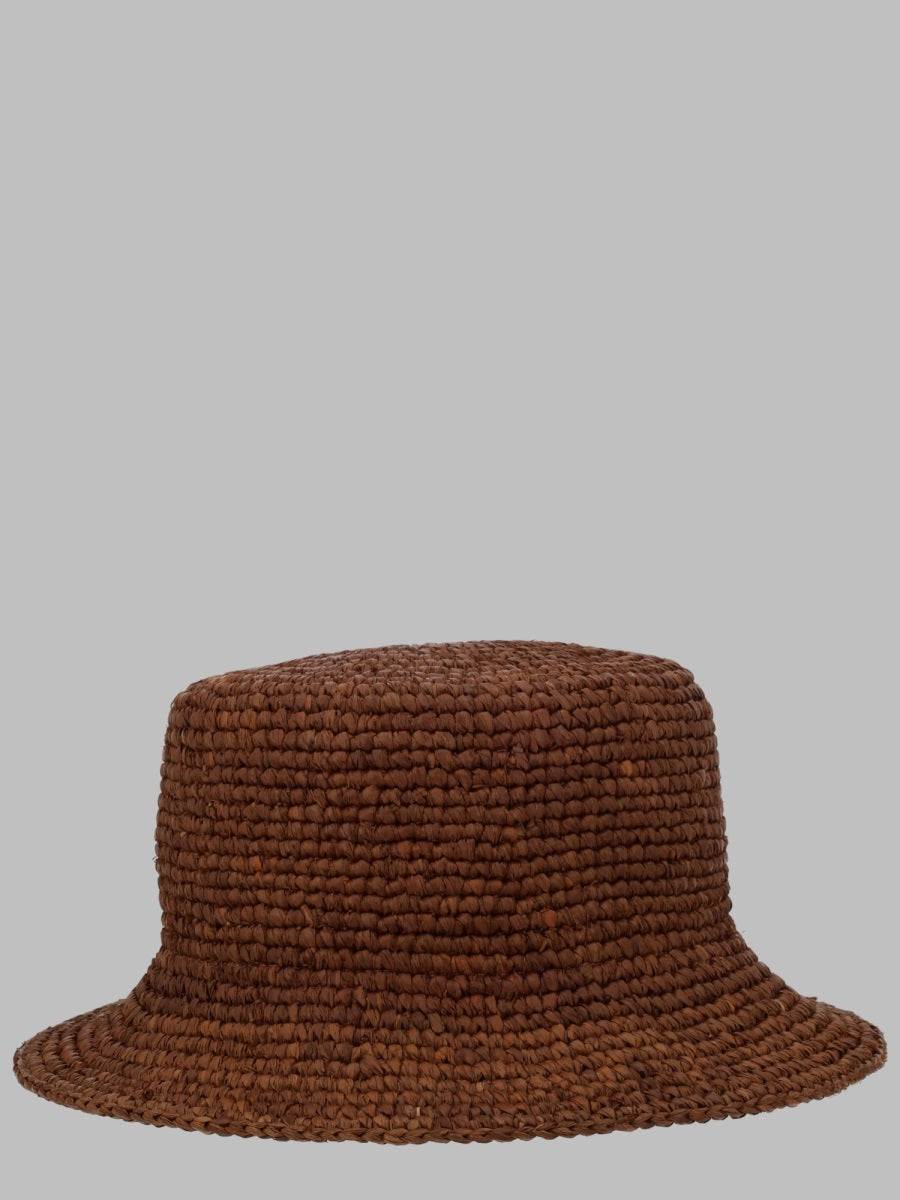 Vivienne Westwood 81020009_K005NC405 Bucket Hat — Brown, view 2