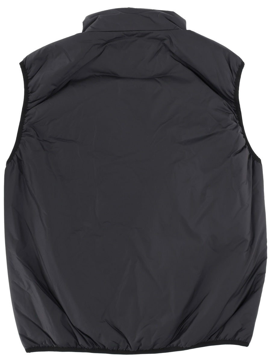 Aspesi Polyamide Vest — Black, view 2