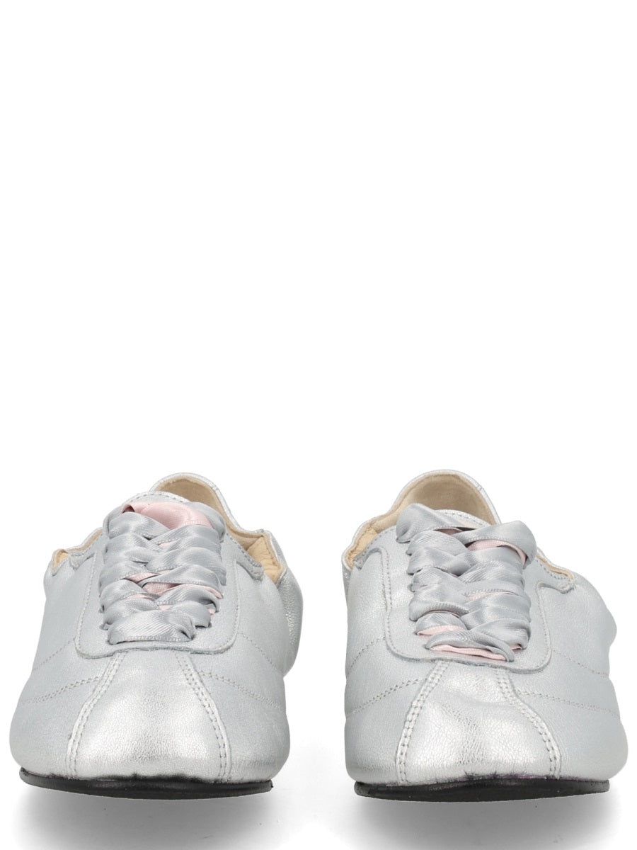 Repetto Tennis Sneaker — Silver by Repetto