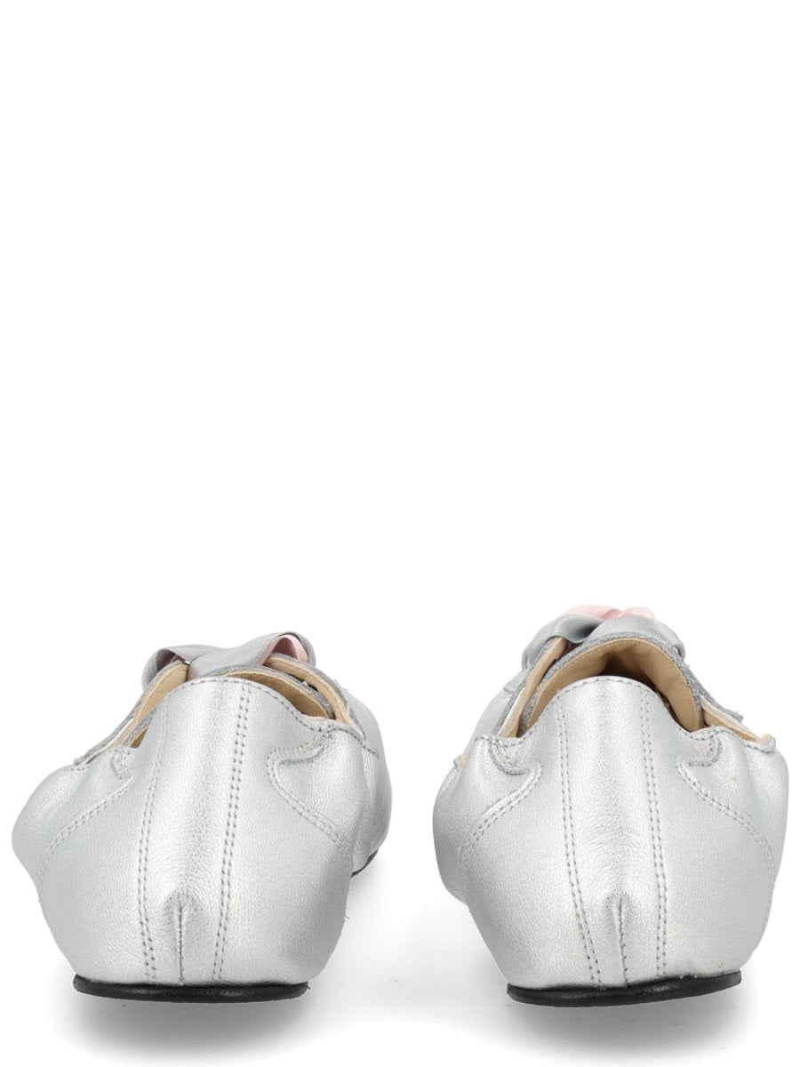 Repetto Tennis Sneaker — Silver, view 2
