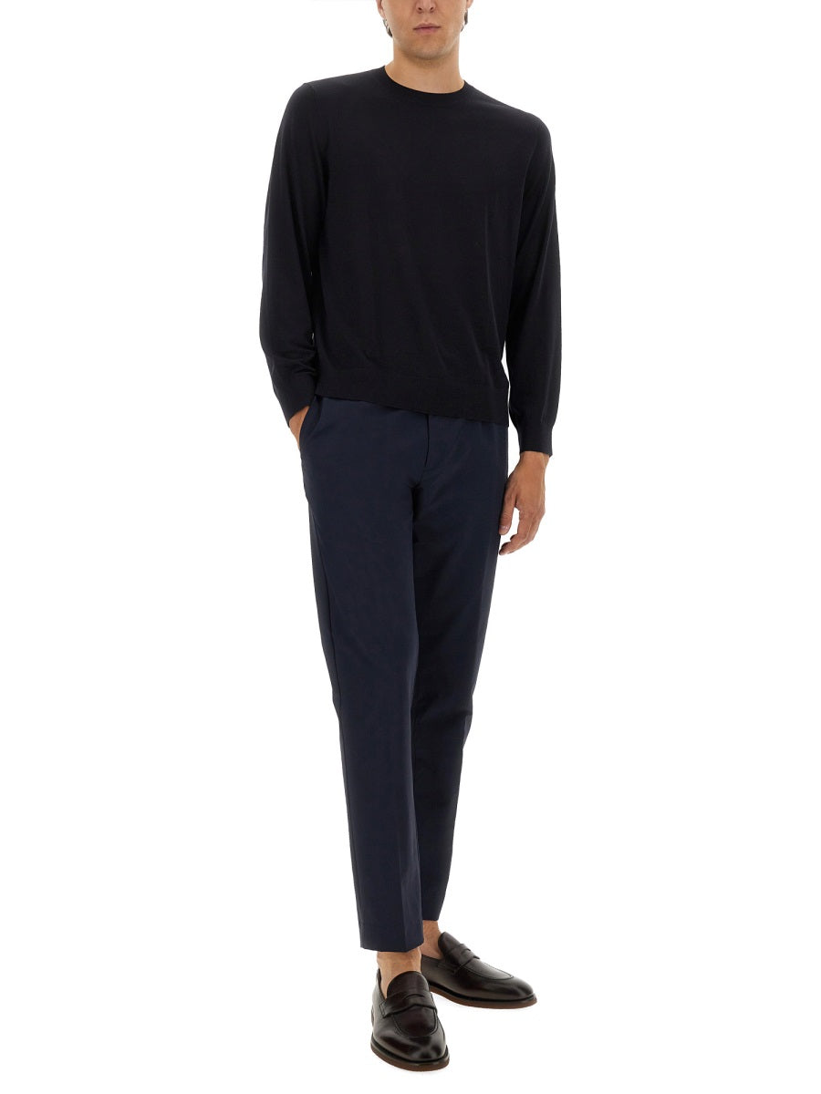 Theory Wool Jersey Sweater — Blue by Theory