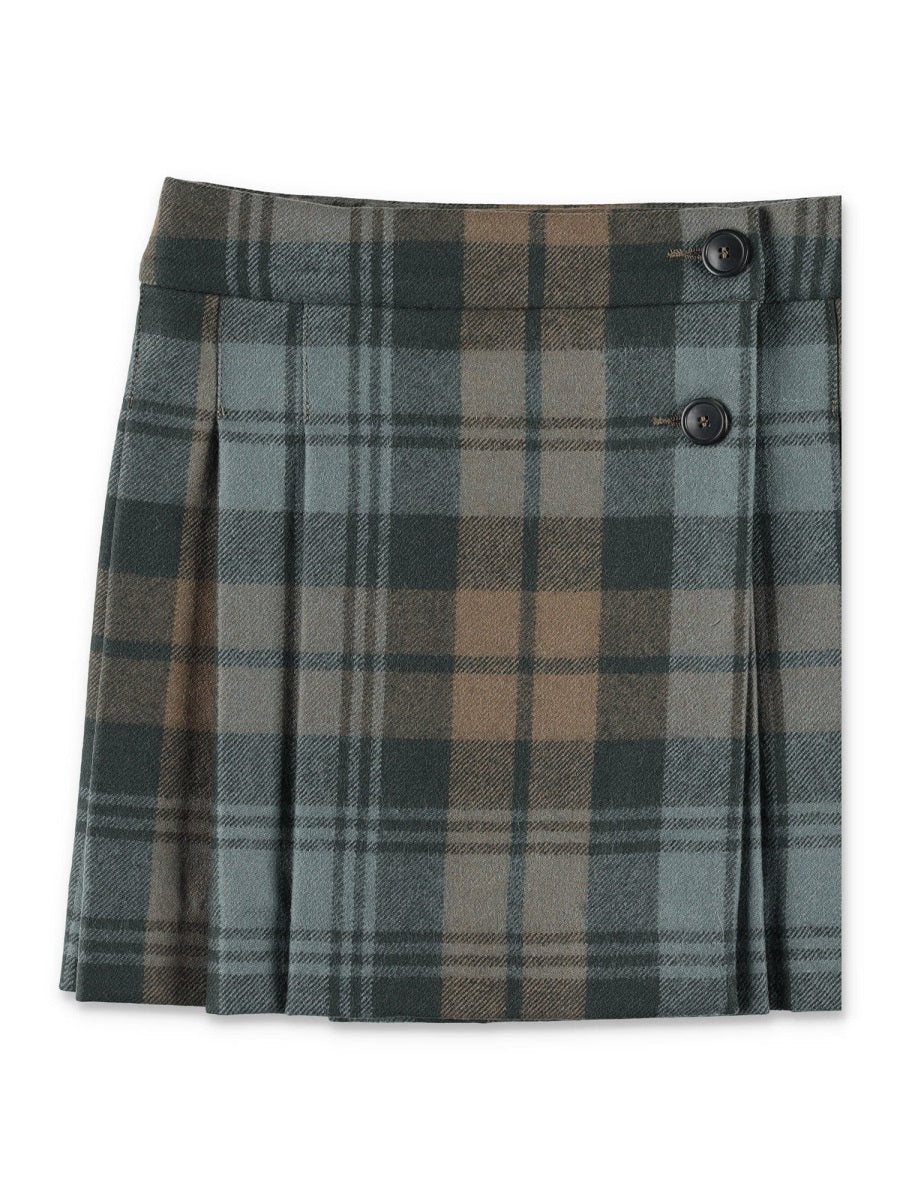 Bonpoint Talissa Skirt — Brown, view 2