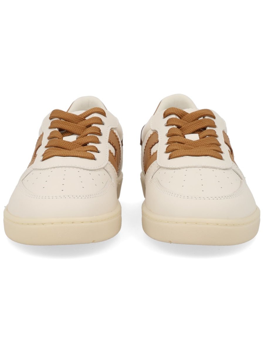Hogan Calfskin & Mutton Leather Sneaker — Beige by Hogan
