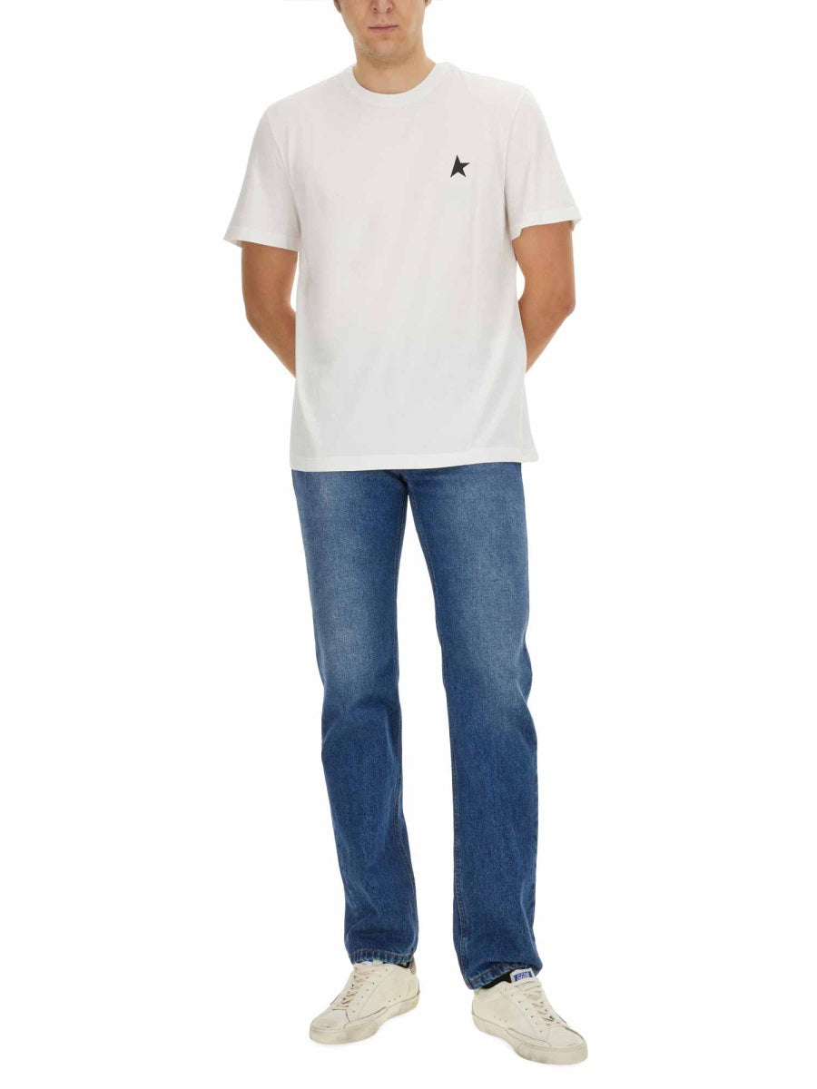 Golden Goose Cotton T-Shirt — White by Golden Goose