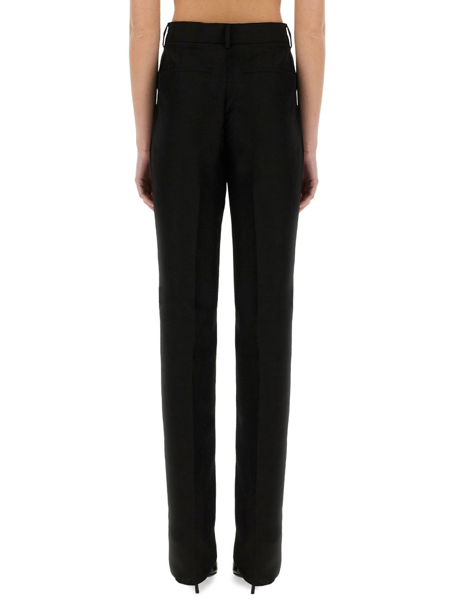 Sportmax Viscose Blend Trousers — Black by Sportmax