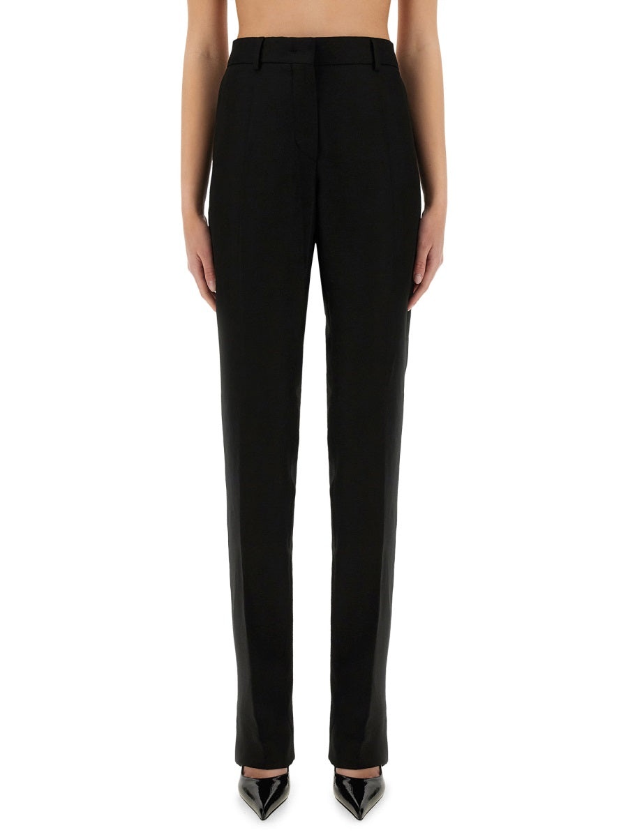 Sportmax Viscose Blend Trousers — Black, view 2