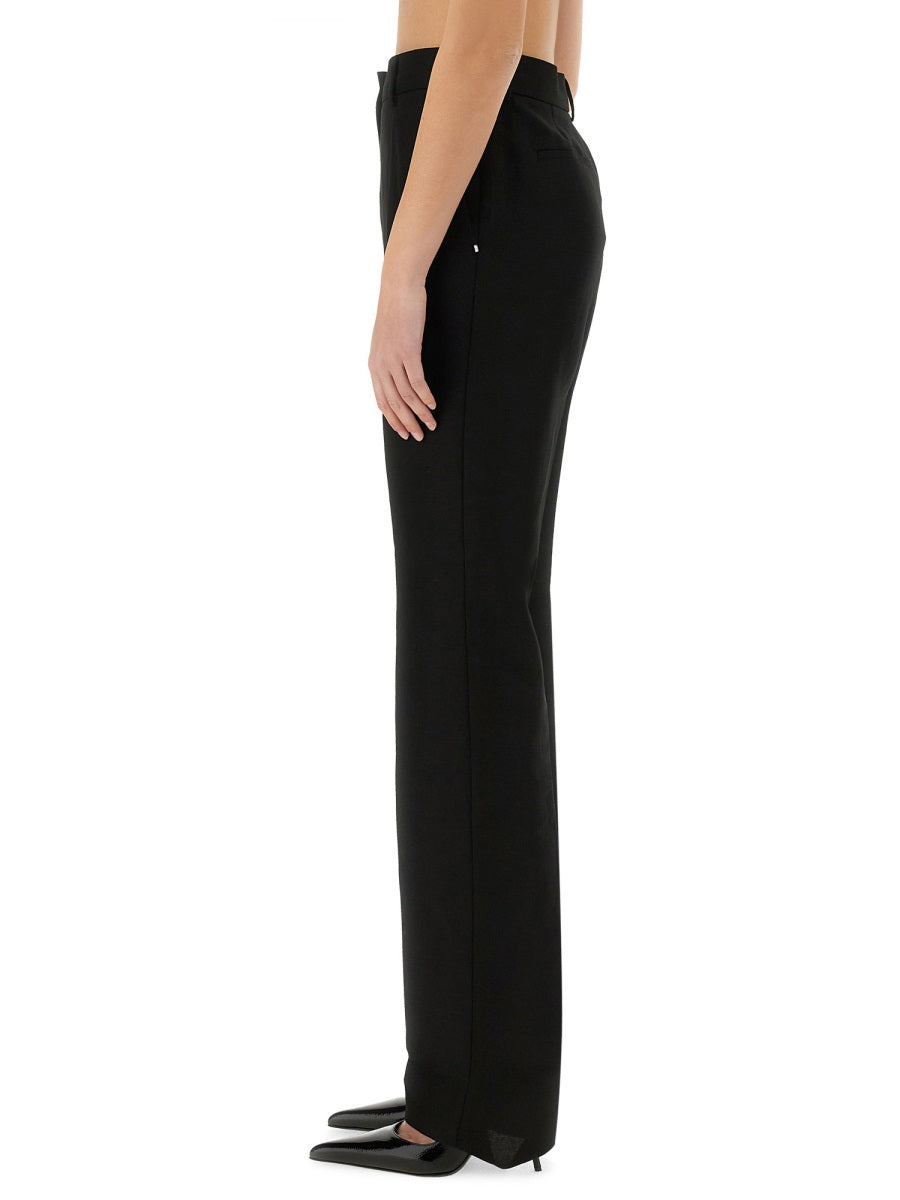 Sportmax Viscose Blend Trousers — Black, view 4