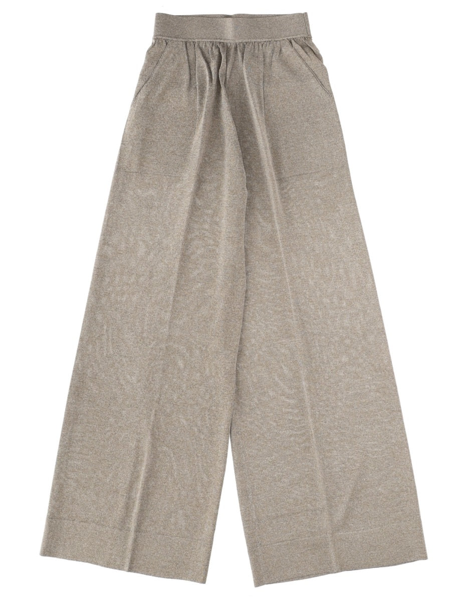 Circus Hotel Wide-Leg Tailored Trousers — Gray by Circus Hotel