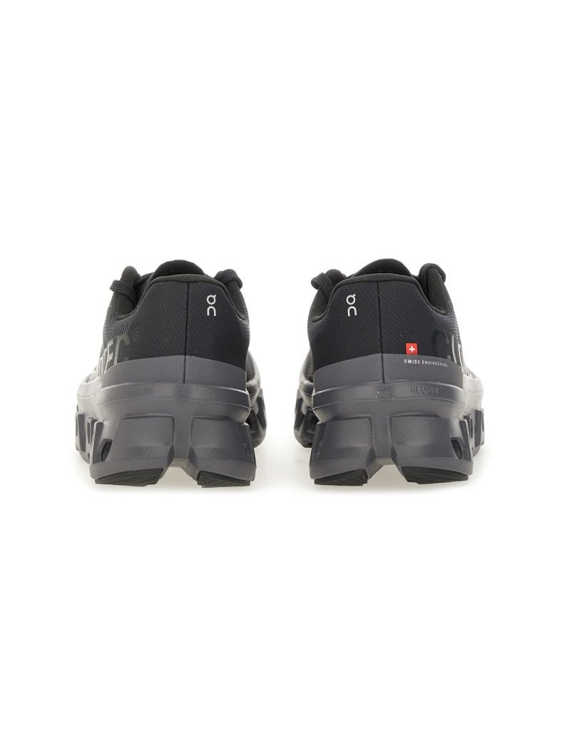 On Cloudmonster Sneaker — Black, view 2