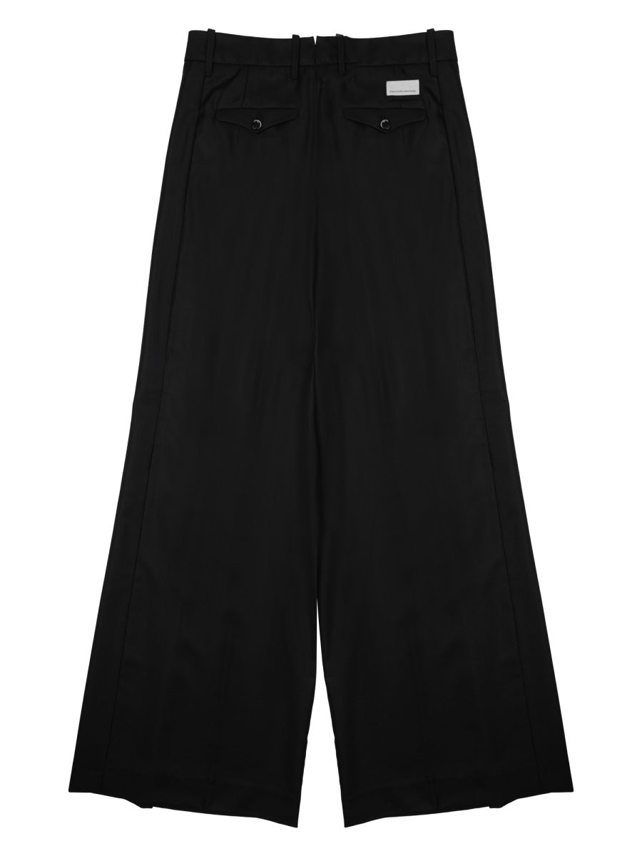 Nine In The Morning Petra Trousers — Black, view 2