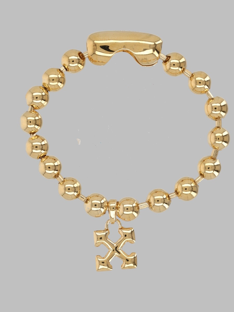 Off-White Arrow Ball Bracelet — Gold by Off-White