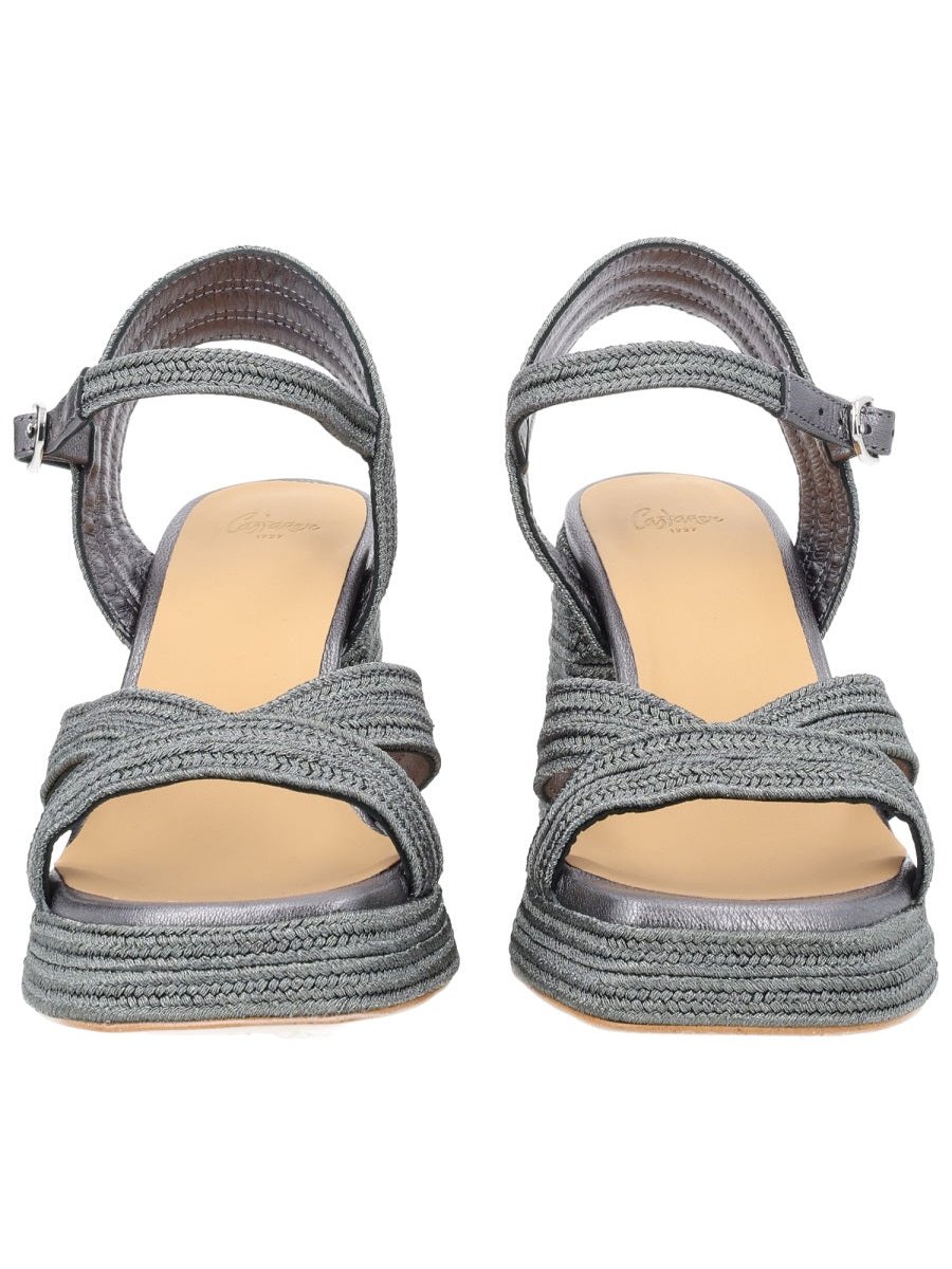 CastañEr Valley Sandals — Silver by Castaner
