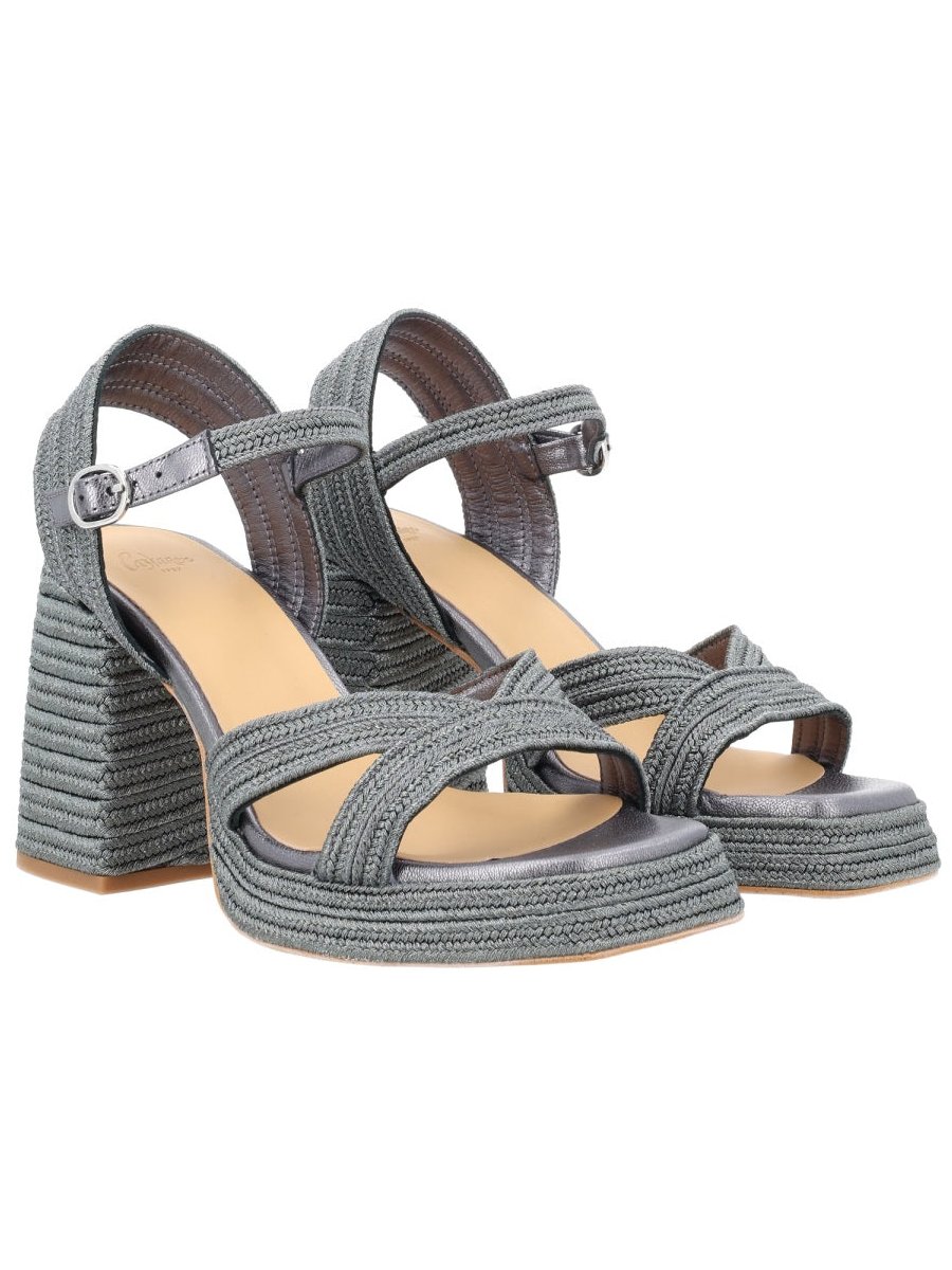 CastañEr Valley Sandals — Silver, view 4