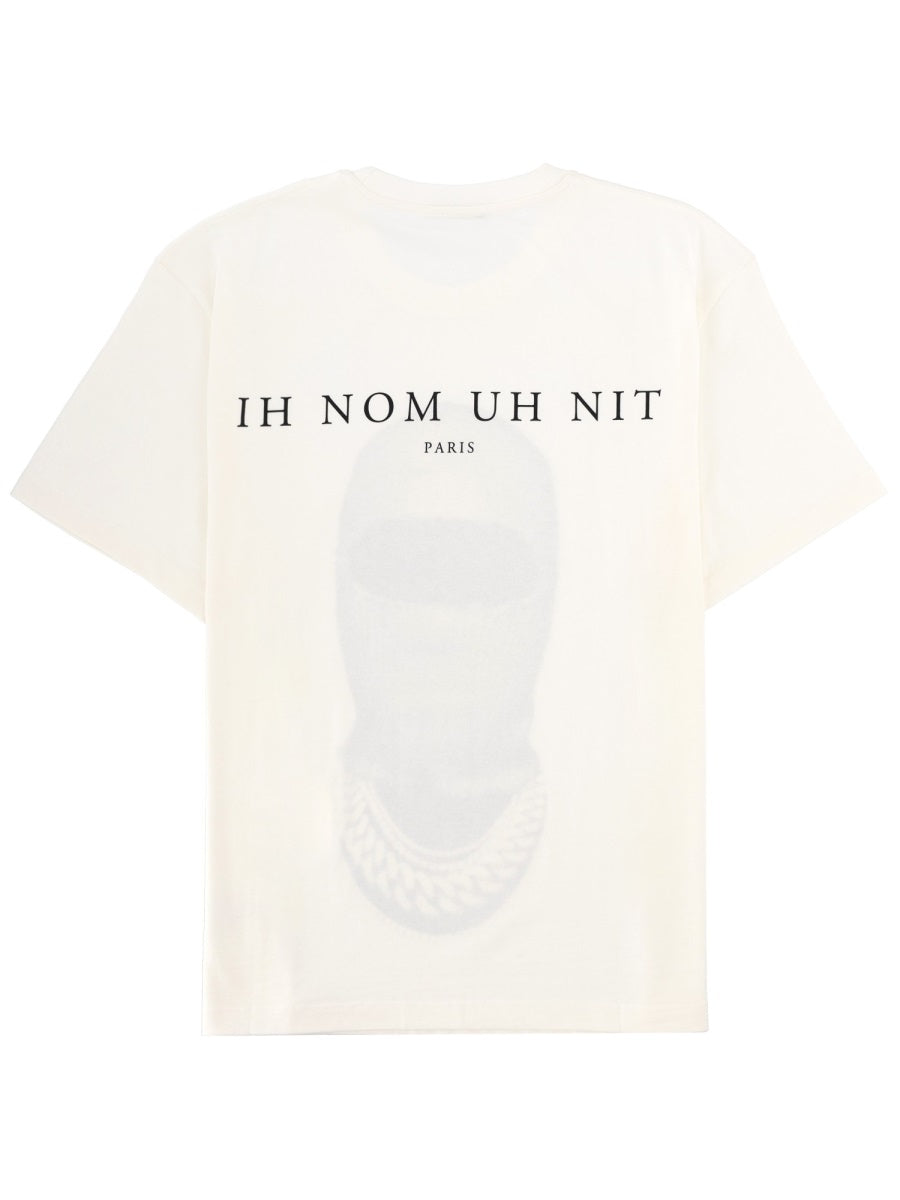 Ih Nom Uh Nit Printed Cotton T-Shirt — White, view 2