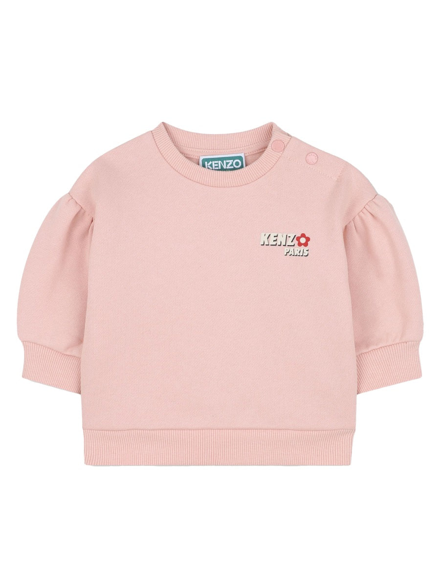 Kenzo 100% Cotton Sweatshirt and Pants Set — Pink, view 3