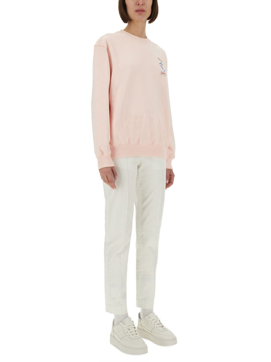 Casablanca Montagne Sportif Sweatshirt — Pink, view 4