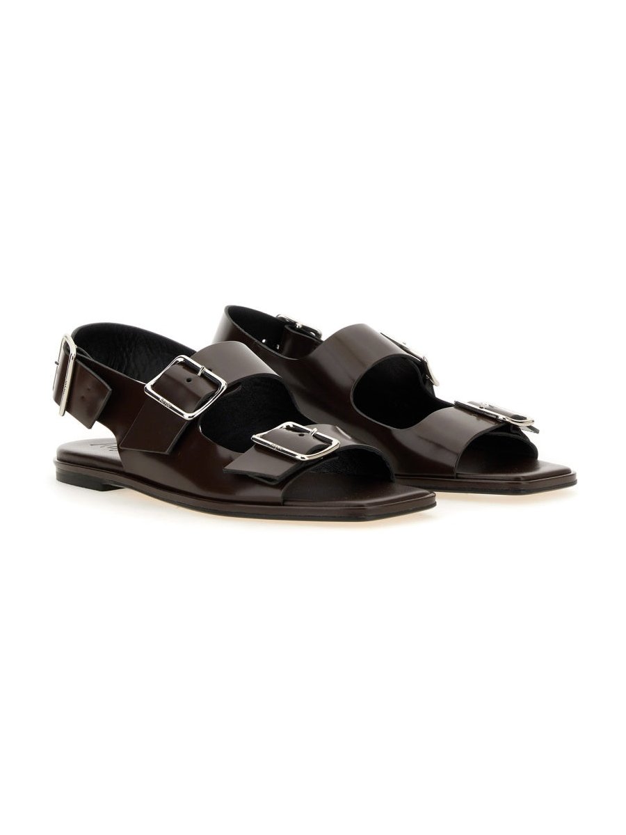 Aeyde Tekla Sandal — Brown by Aeyde