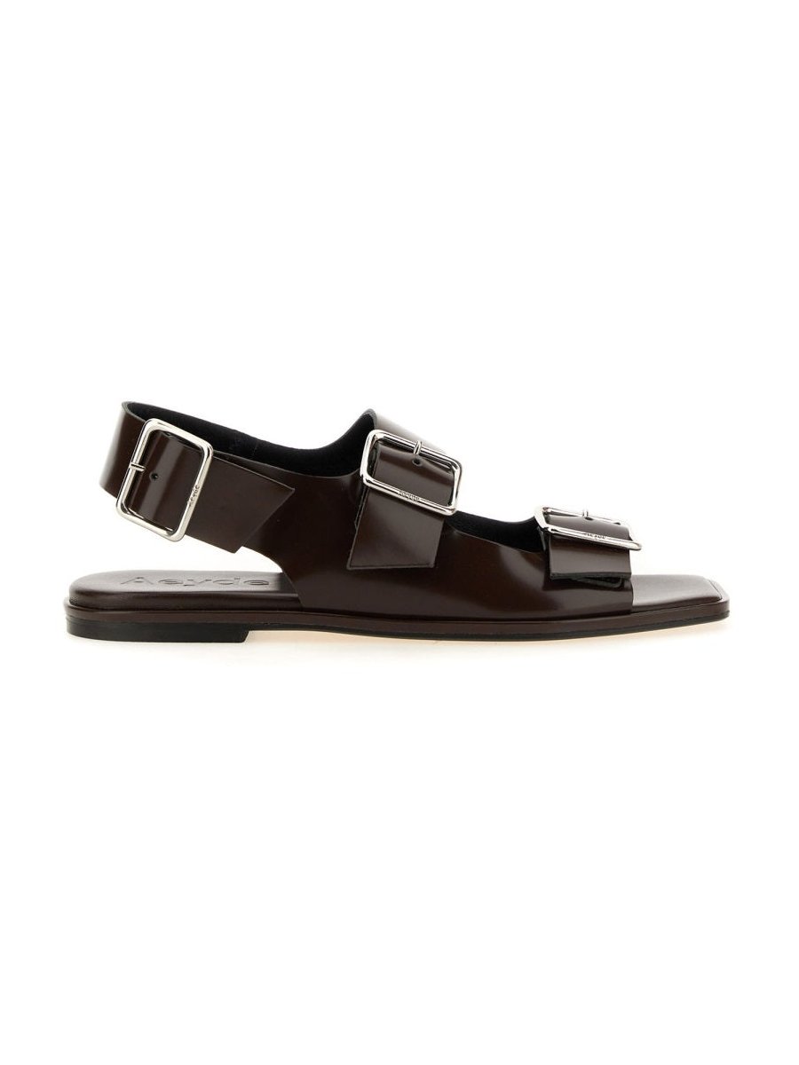 Aeyde Tekla Sandal — Brown, view 3