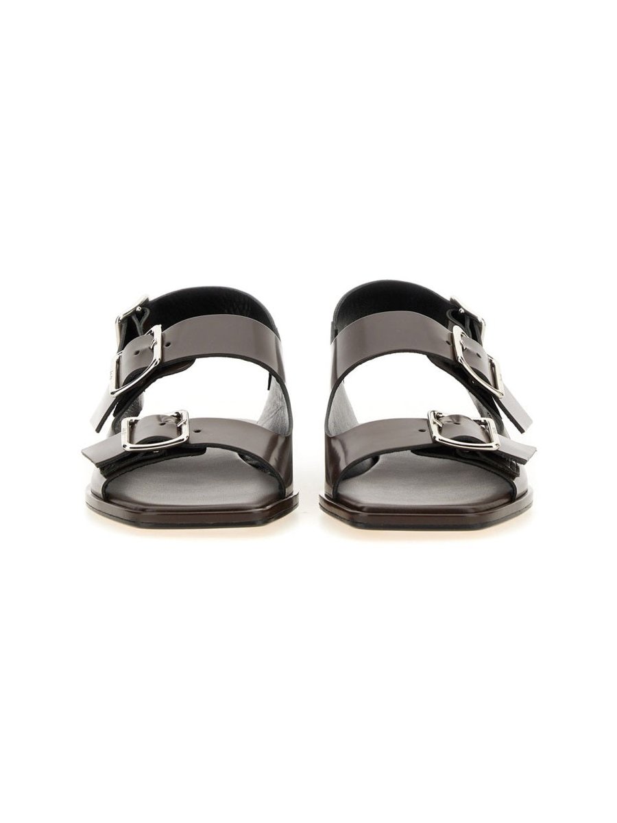 Aeyde Tekla Sandal — Brown, view 4