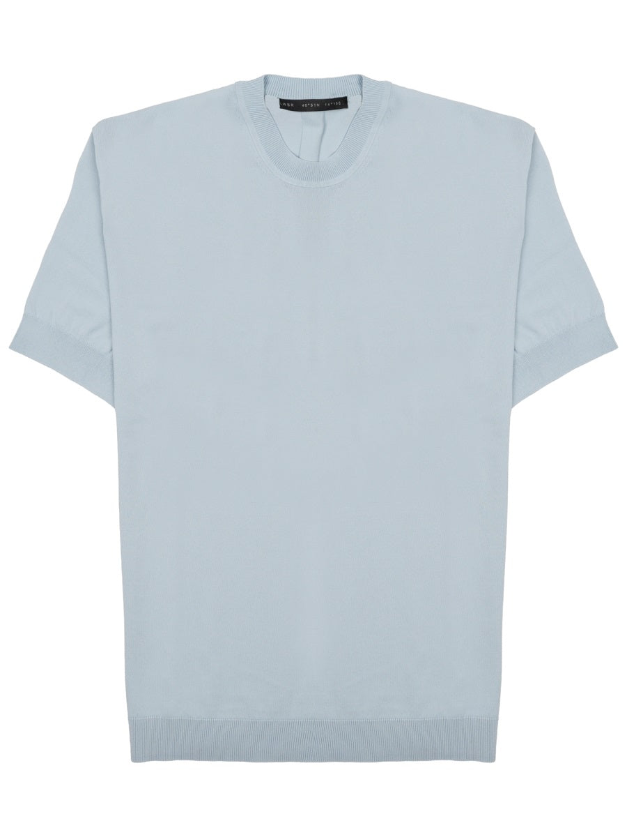 Low Brand Viscose Blend T-Shirt — Blue by Low Brand