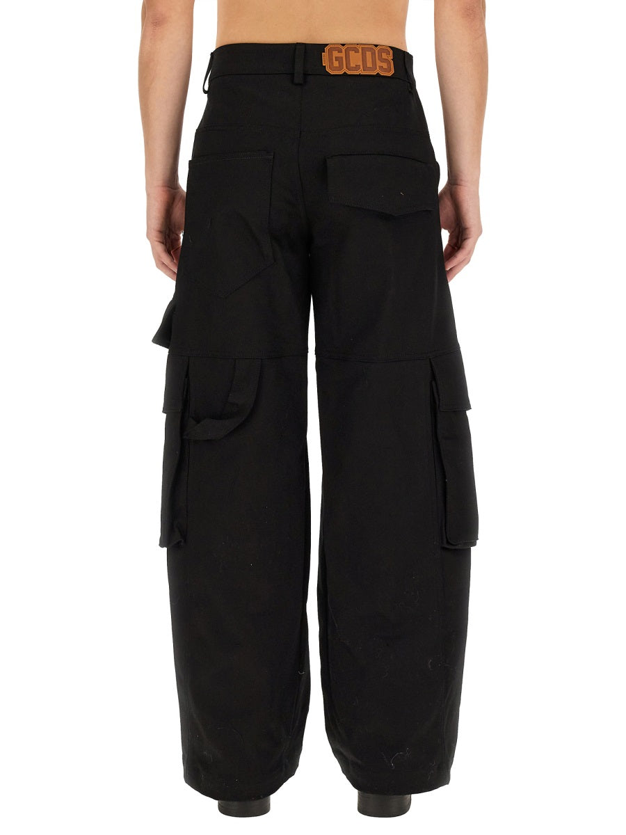 GCDS Cotton Trousers — Black by GCDS