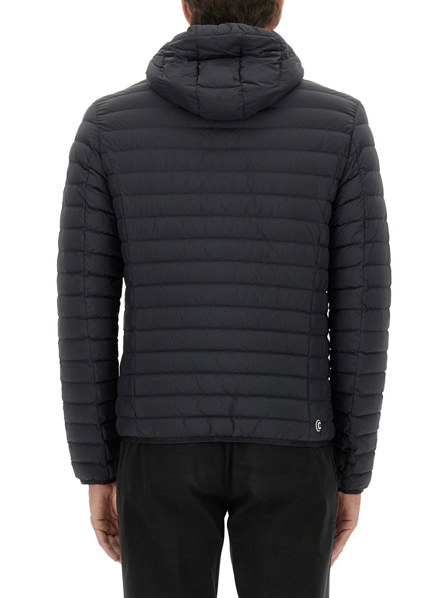 Colmar Hooded Lightweight Down Jacket — Black by Colmar