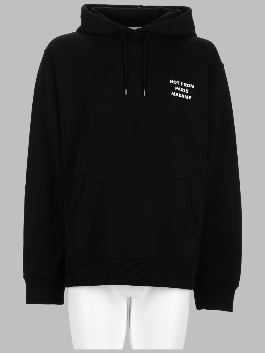 DrôLe De Monsieur Slogan Cotton Sweatshirt — Black by Drole De Monsieur