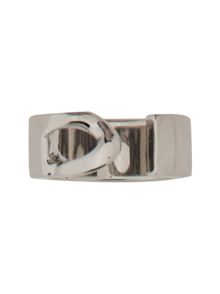 MM6 Maison Margiela Numeric Band Ring — Silver, view 2