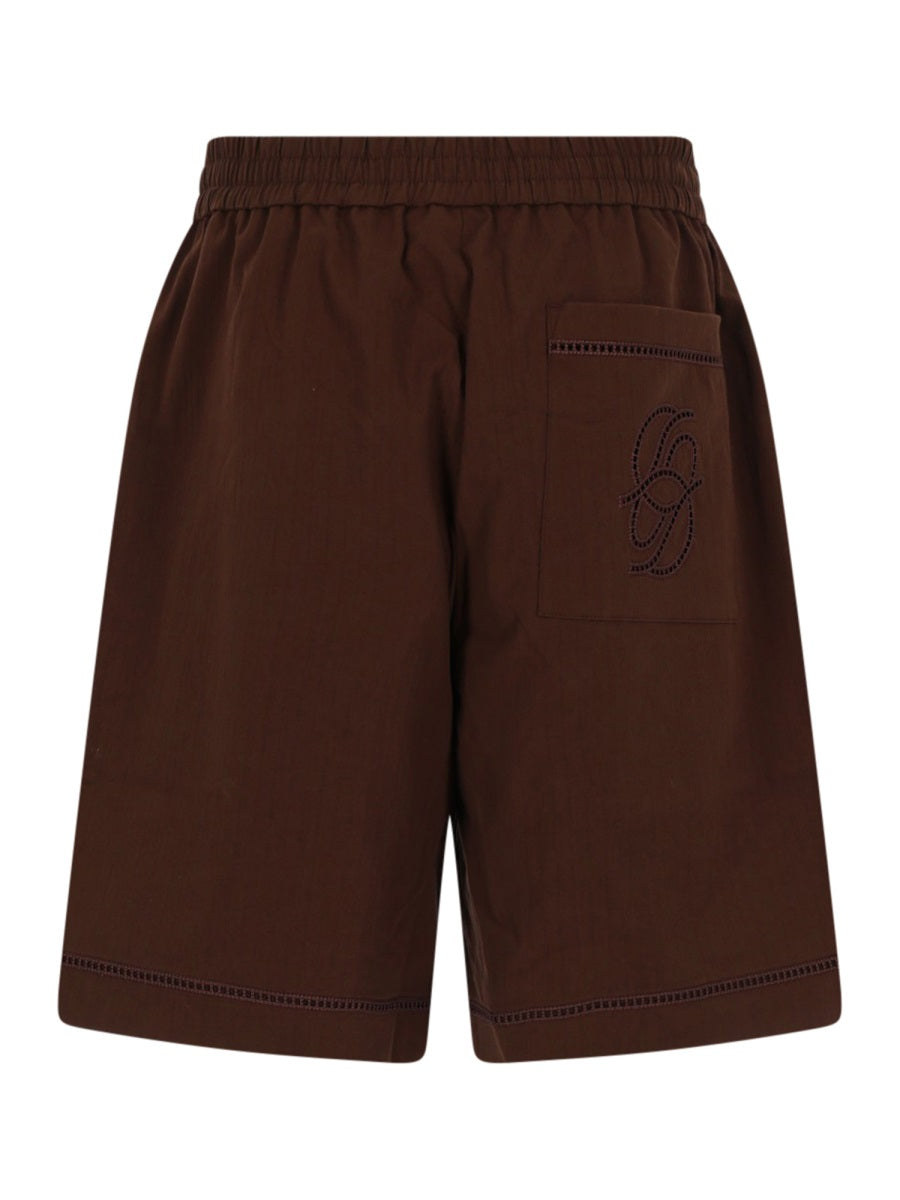 DrôLe De Monsieur Shorts — Brown, view 2
