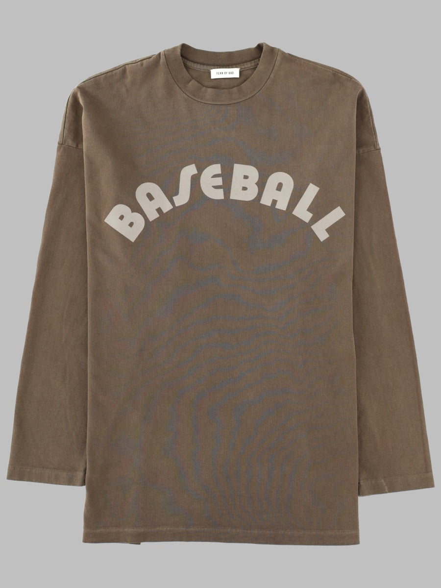 Fear Of God Baseball Long-Sleeve T-Shirt — Brown by Fear Of God
