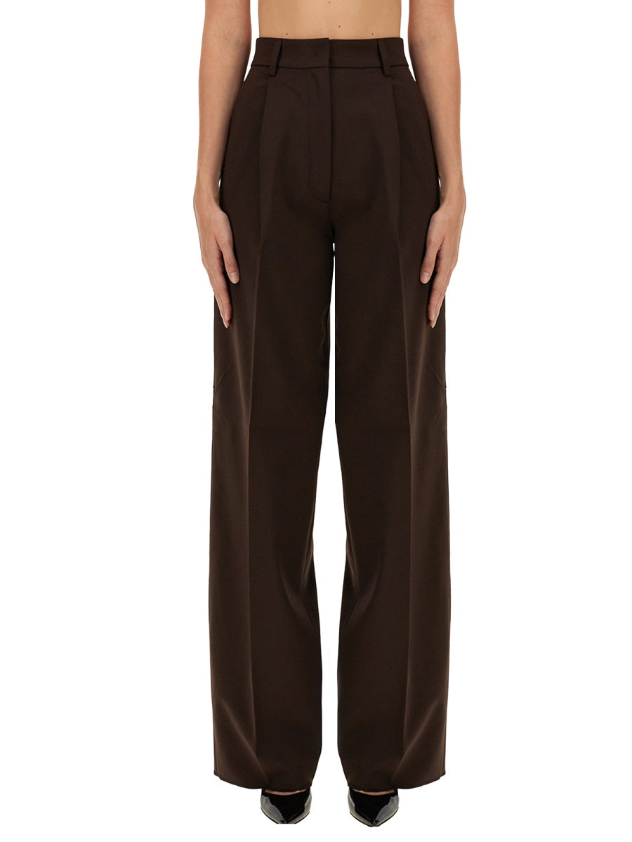 Thelatest Wool Blend Trousers — Brown, view 2