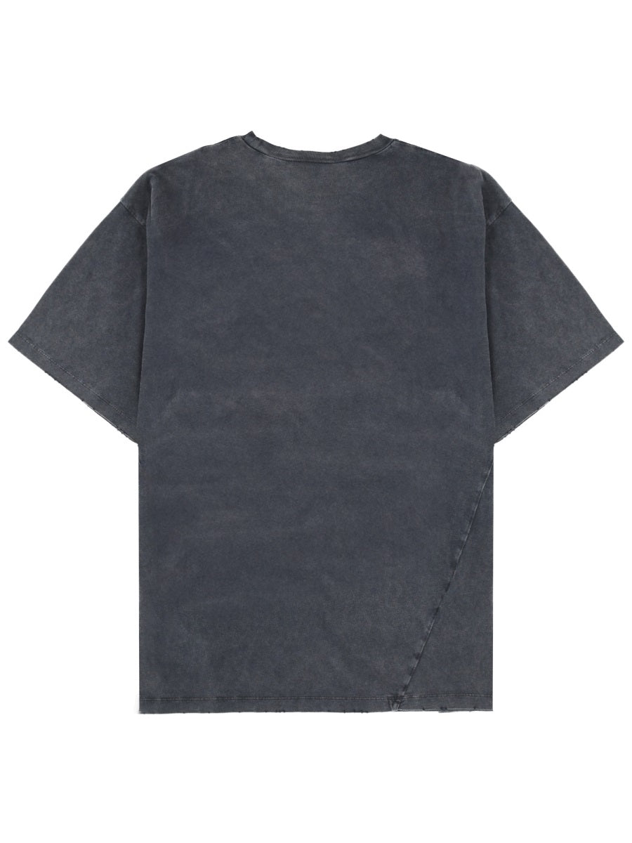 Dsquared2 Print Cotton T-Shirt — Gray, view 2