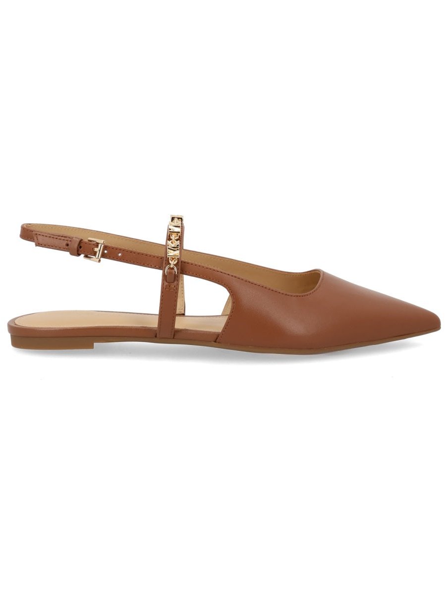 Michael Michael Kors Dina Flex Sling Ballet Flat — Brown, view 5
