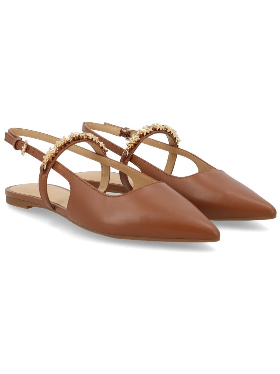 Michael Michael Kors Dina Flex Sling Ballet Flat — Brown, view 6