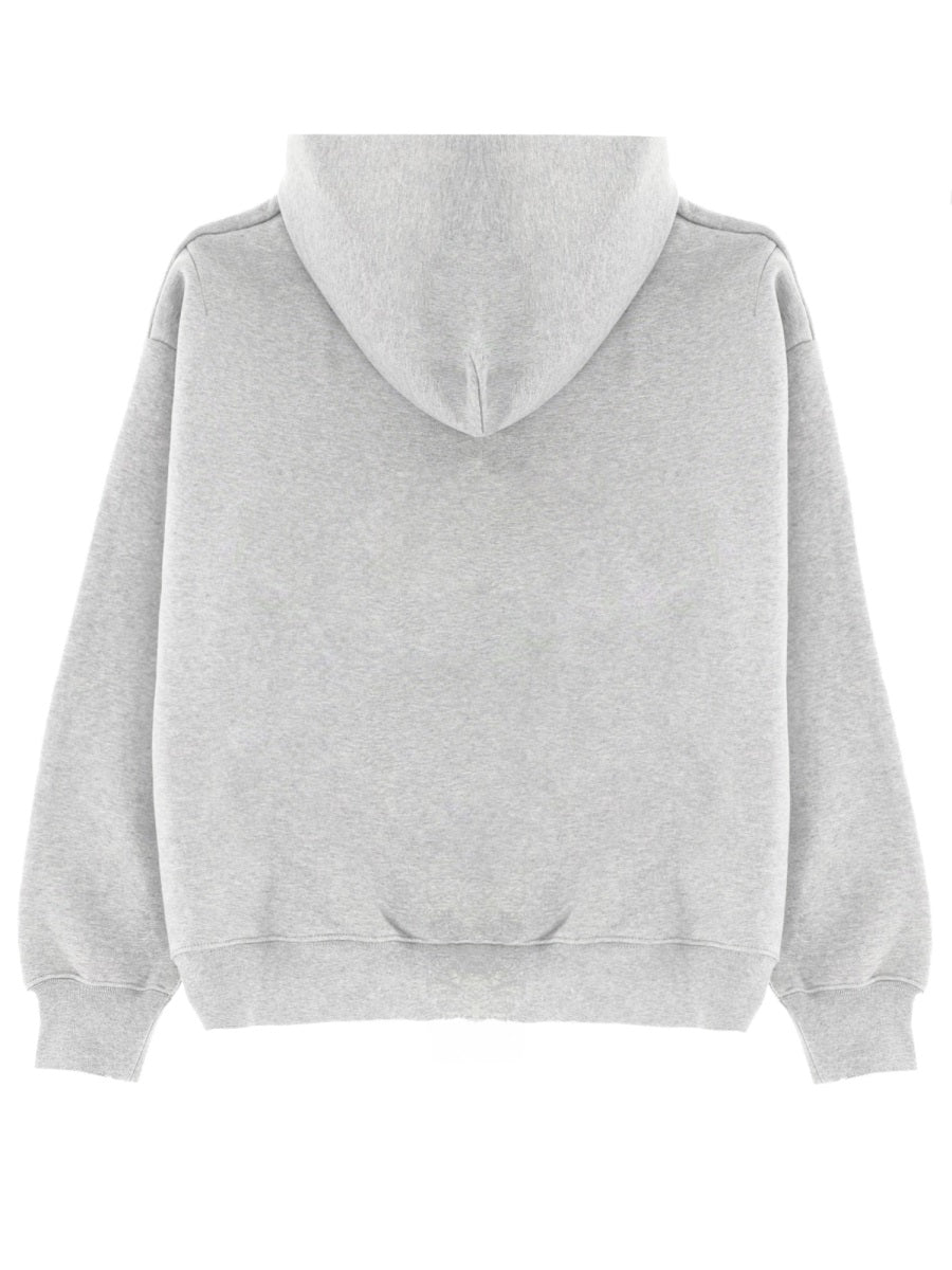 Purple Brand Cotton Oversize Fit Sweatshirt — Gray, view 4