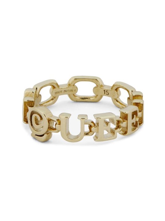 Alexander McQueen Brass Ring — Gold, view 2