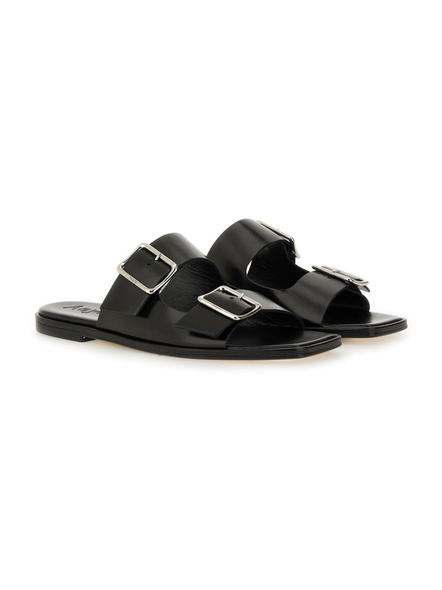 Aeyde Tonya Sandal — Black by Aeyde