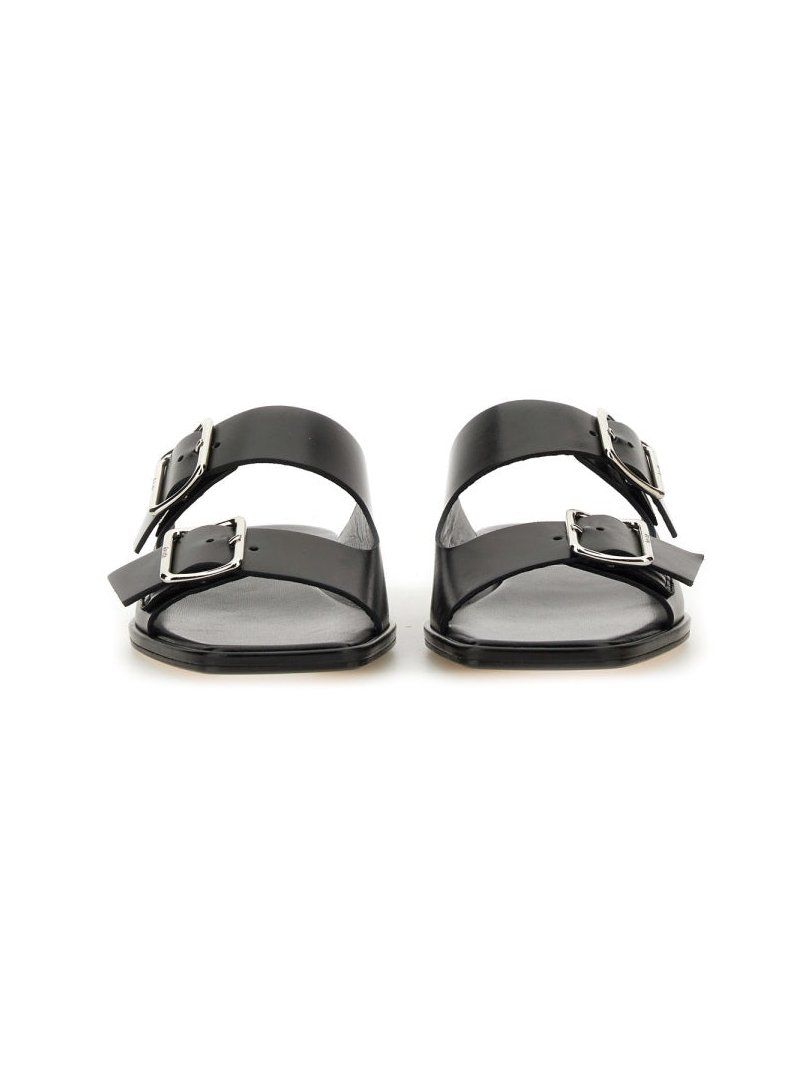 Aeyde Tonya Sandal — Black, view 3
