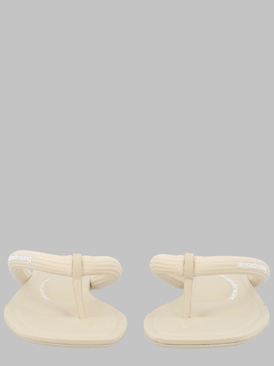 Alexander Wang Jenna Tubular Sandals — Beige by Alexander Wang