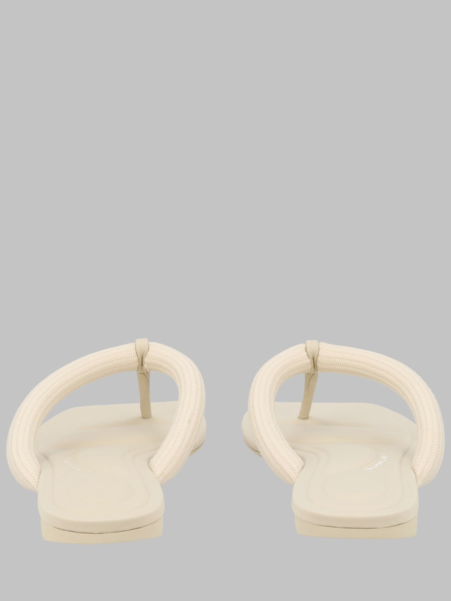 Alexander Wang Jenna Tubular Sandals — Beige, view 2