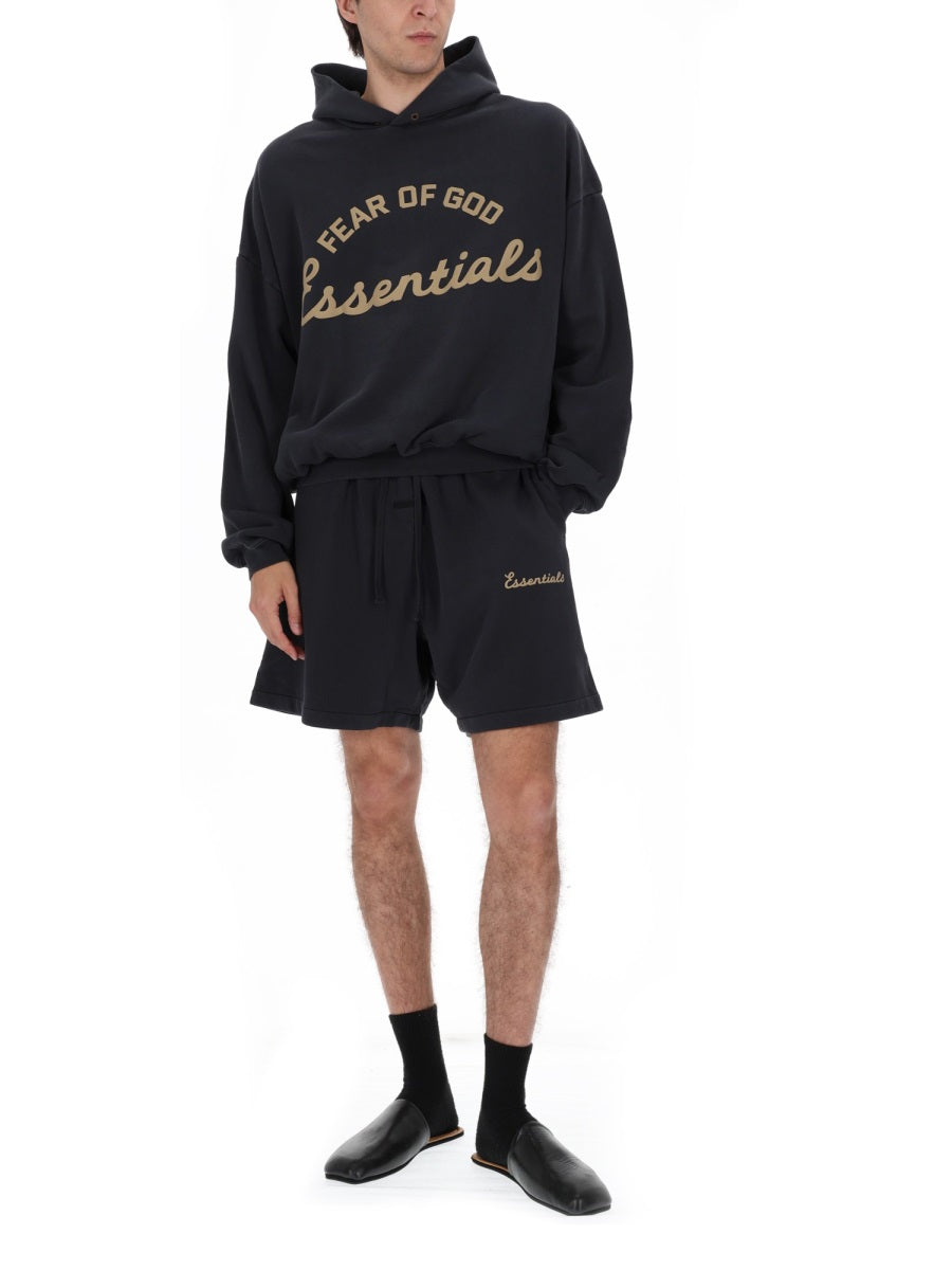 Fear Of God Essentials Sweatshirt — Black, view 2