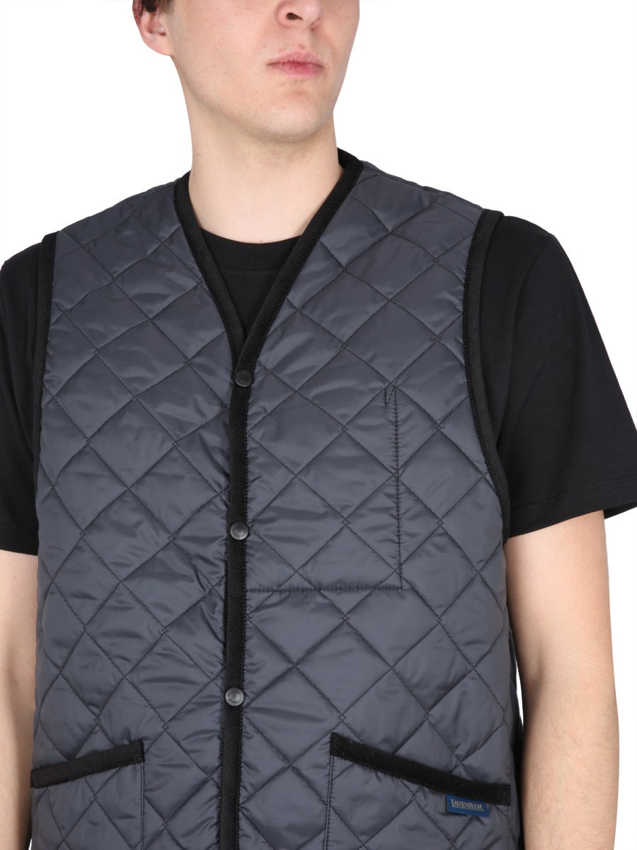 Lavenham Vest — Black, view 4