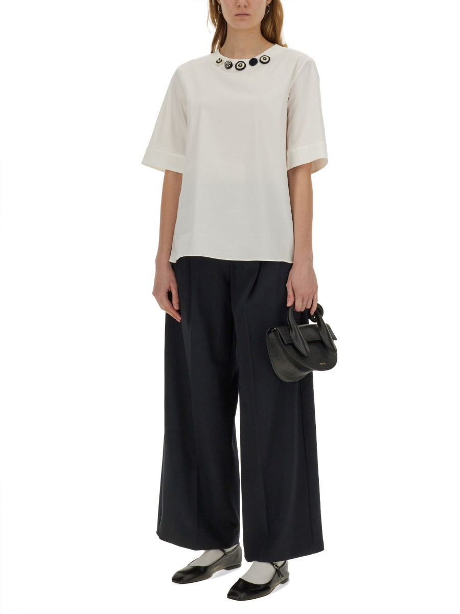 'S Max Mara Nichols Trousers — Blue, view 3