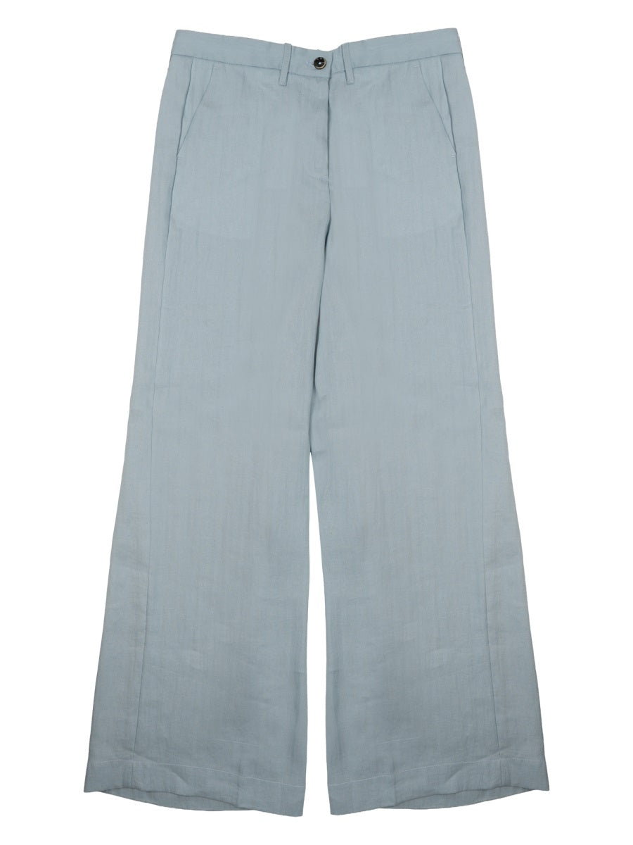 Nine In The Morning Karen Trousers — Blue by Nine In The Morning