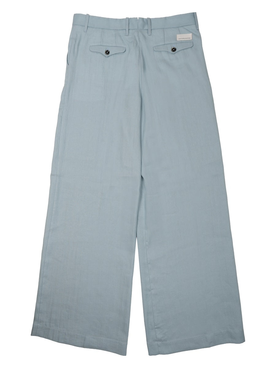 Nine In The Morning Karen Trousers — Blue, view 2