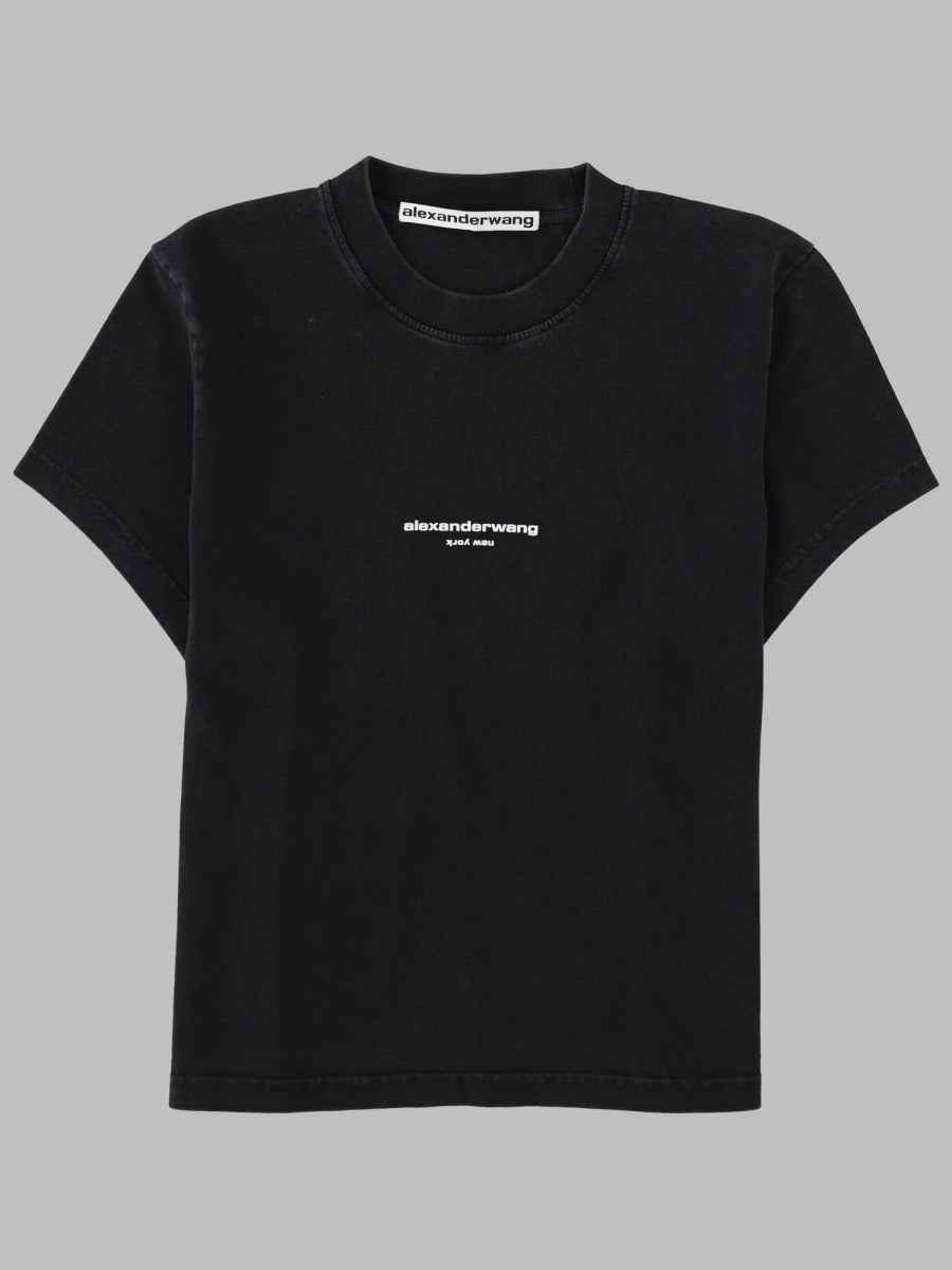 Alexander Wang Cotton T-Shirt — Black by Alexander Wang