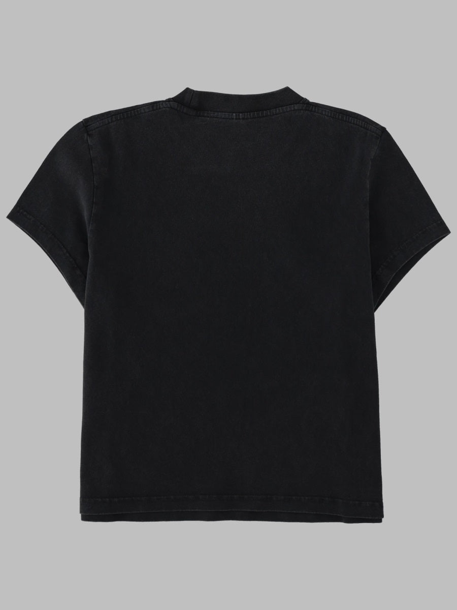 Alexander Wang Cotton T-Shirt — Black, view 2