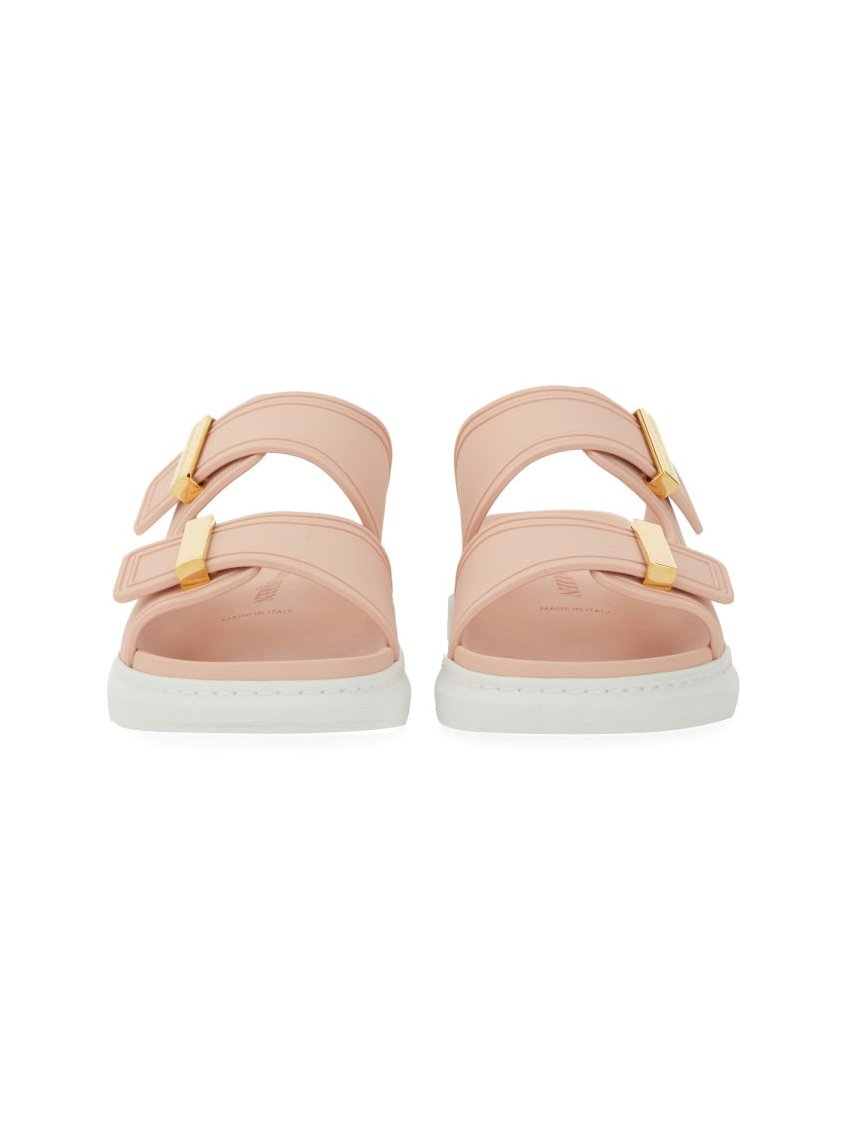 Alexander McQueen Oversize Hybrid Sandal — Pink, view 2